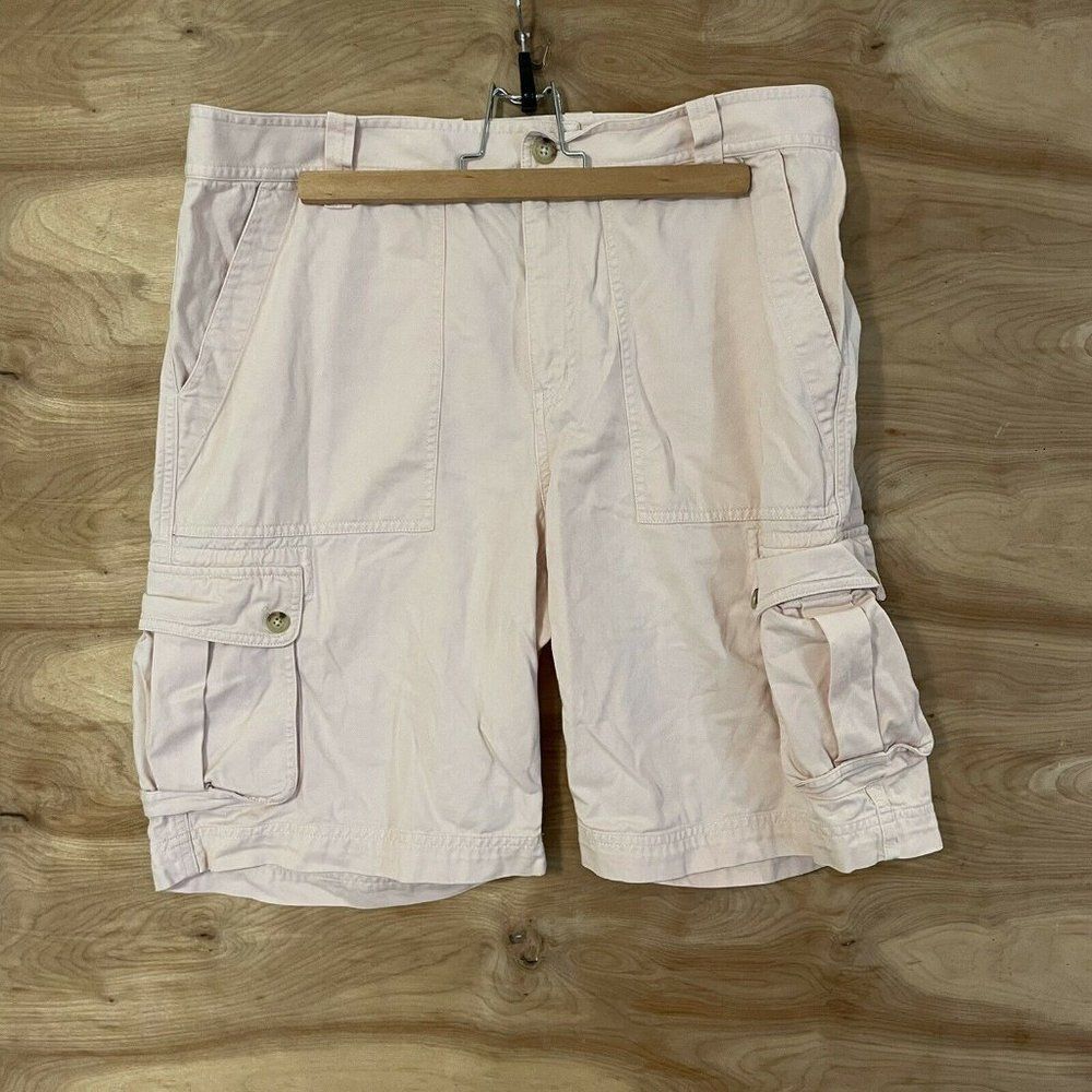 lauren ralph lauren womens sz 12 X9” L pink cargo shorts Flap Pockets